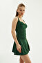 Green 2273Esmy Draped Skirted Swimsuit - 2