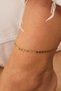 Steel Barley Chain Anklet Suitable for Daily Use in the Sea Wheat Anklet Non-Tarnishable 3mm 22Cm+4Cm