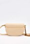 Yellow Oval Chain Detailed Shoulder Bag - 4