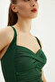 Green 2273Esmy Draped Skirted Swimsuit - 3