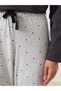 New Season Elastic Waist Polka Dot Women's Pajama Bottoms - 4