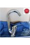 Fleko On/Off Swivel Spout Hot and Cold Water Inlet Bathroom Sink Faucet, Chrome Color - 2