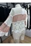Women's Color Block Knitted Detailed Summer Top - 4