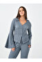 Textured Flared Sleeve Shirt and Pyjama Set - 2