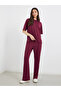 Solid Casual T-Shirt and Pants Co-Ords