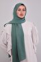 Mold Green Plain Adria Shawl - 3