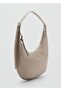 Medium Oval Bag with a Tanned Appearance