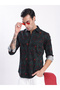 Men All Over Print Slim Fit Shirt