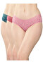 Pack of 3 - Printed Lace Waistband Bikini