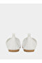 White Glitter Toe Ballerinas - 4
