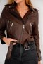 Women Sleeve Zip Detail Slim Fit Jacket - 5