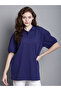 Navy Blue Short Sleeve Polo T-Shirt