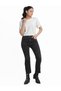 Off White Cotton Short Sleeve Crop T-Shirt