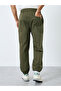 Relaxed Fit Slogan Print Joggers - 4