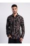 Men All Over Print Slim Fit Shirt - 2
