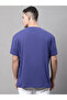 Men Navy Blue Graphic Print Oversized T-Shirt - 2