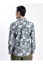 قميص رجالي بقصّة Slim Fit مطبوع بالكامل - 4