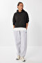 Hooded Seasonal Modal Sweatshirt Len0030 Black - 3