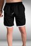 Men's Black White Red Green Sports Shorts Basketball Football Striped Shorts Fitness Running Bermuda - 4