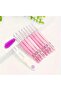 Pink Silicone Crochet Set with Wallet 8 Crochet Hooks 2.5 Mm, 3.0 Mm, 3.5 Mm, 4.0 Mm, 4.5 Mm, 5.0 Mm, 5.5 Mm, 6.0 Mm, - 6