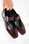 Claret Red Women's Ballerinas 20841 - 2