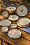 11-Piece 6-Person Cherry Stackable Breakfast Set - Cherry Breakfast Serving Plate - 8