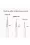 Set of Drive Brushes 3 Pcs, 1-2-3 Number Brushes-(China, Ceramic, Gild, Miniature, Painting Arts) - 5