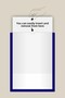 3-Piece A4 Navy Blue Certificate Frame Self-Adhesive Foil 24X31 cm Corporate Practical Presentation Set