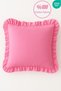 100% Cotton Ruffle Throw Pillow Cover Vintage Decorative Throw Pillow Case