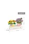Lz1674 Loz Eternal Flowers Series - Flowers in a Pot''Letters from Spring Baby’S Breath''''Daisy W - 4
