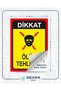 Death Threat Sticker 20X28 cm - 2