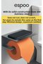 Stainless Steel Bathroom Toilet Paper Holder with Phone Shelf Wc Paper Holder Toilet Paper Holder Hanger - 2