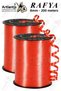 Red Raffia Ribbon 2 Pieces 8mm 200 Meters Rabant Raffia Colored Gift Wrapping String Ribbon