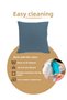 Panoroma Petrol Plain Simple Decorative Pillowcase with Size Options Suitable for Punch (Panç) Embroidery - 4