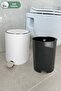 Lenox 2-Piece Bathroom Set 5 Lt Pedal Bathroom Trash Can + Toilet Brush Set - White - 4