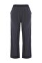Gri Yüksek Bel Geniş Paça Örme Pantolon TBBSS25AR00005 - 5