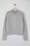 Wardrobe Essentials Gri Yumuşak Dokulu Basic Triko Hırka | TWOAW26HI00204 - 5