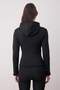Black Diver/Scuba Fabric Inside Fleece Warm Keeping K Hooded Knitted Sports Jacket Thmaw26Sk00005 - 6