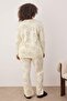 Ekru %100 Pamuklu Ayıcıklı Örme Pijama Takımı TBBAW26AI00012 - 4