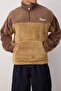 Camel Unisex Oversize/Geniş Kesim Renk Blok Sıcak Tutan Peluş Sweatshirt TMNAW22SW1477 - 5