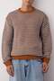 Camel Regular Bisiklet Yaka Jakarlı Kazak TMNAW22KZ0658 - 3