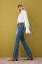 Mavi Yüksek Bel Comfort/Esnek İspanyol Paça Flare Jeans TWOAW26JE00050 - 2