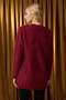 Special Collection Burgundy Plain Single Plate Knitwear Tctaw26Th00007 - 3