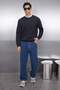 Siyah Regular/Normal Kesim İçi Polar/Sıcak Tutan Sweatshirt TMNAW21SW1208