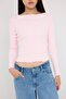 Teen Pink Pointel Slim/Fitted Knitted Blouse Twoaw26Bz00012 - 3