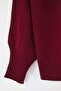 Bordo Fiyonk/Kurdele Detaylı Triko Hırka TBBAW26AV00011 - 7