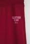 Burgundy High Waist Elastic Waist Printed Knitted Plus Size Leggings Tbbaw26Bv00002 - 6