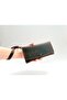 Genuine Leather Women's Wallet with Wrist Strap 7 Card Holders 20X10 cm - Handcrafted