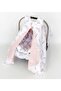 100% Cotton Multi-Purpose Double Layer Muslin Stroller Cover/Cushion And Cover - 4