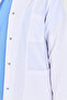 Long Sleeve White Alpaca Fabric Doctor Nurse Teacher Apron - 5